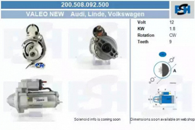 CV PSH 200508092500 -  Стартер